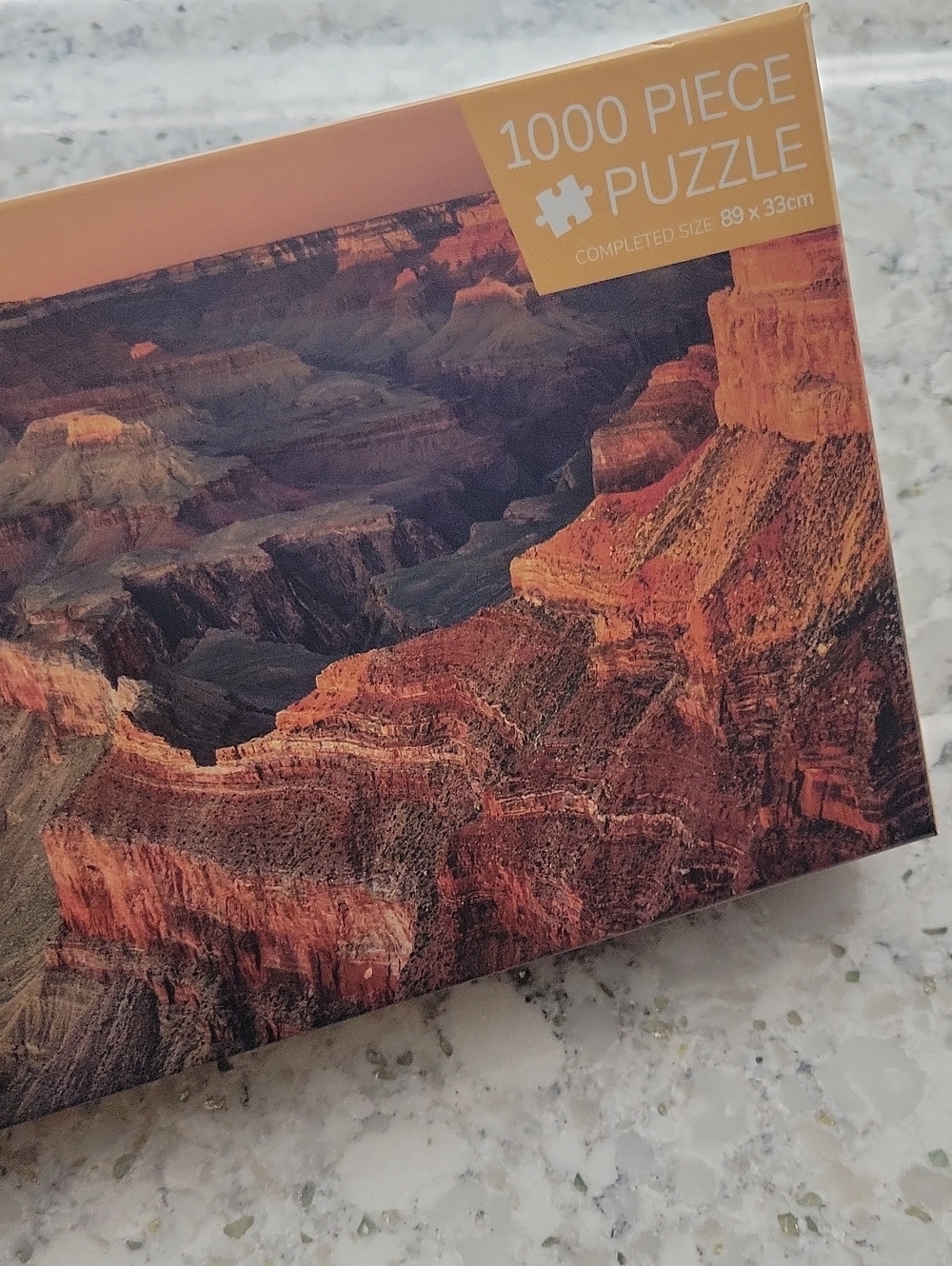 1000-Piece Grand Canyon Puzzle – Orange/Brown Scenic Jigsaw